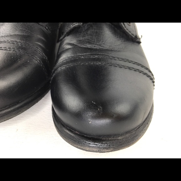 Steve Madden Black P-Kombat Lace Up Boots Size 7M - Picture 5 of 13